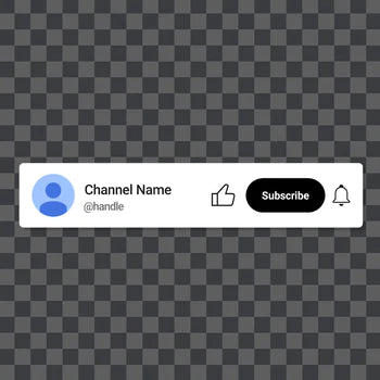 YouTube Subscribe Banner with Username