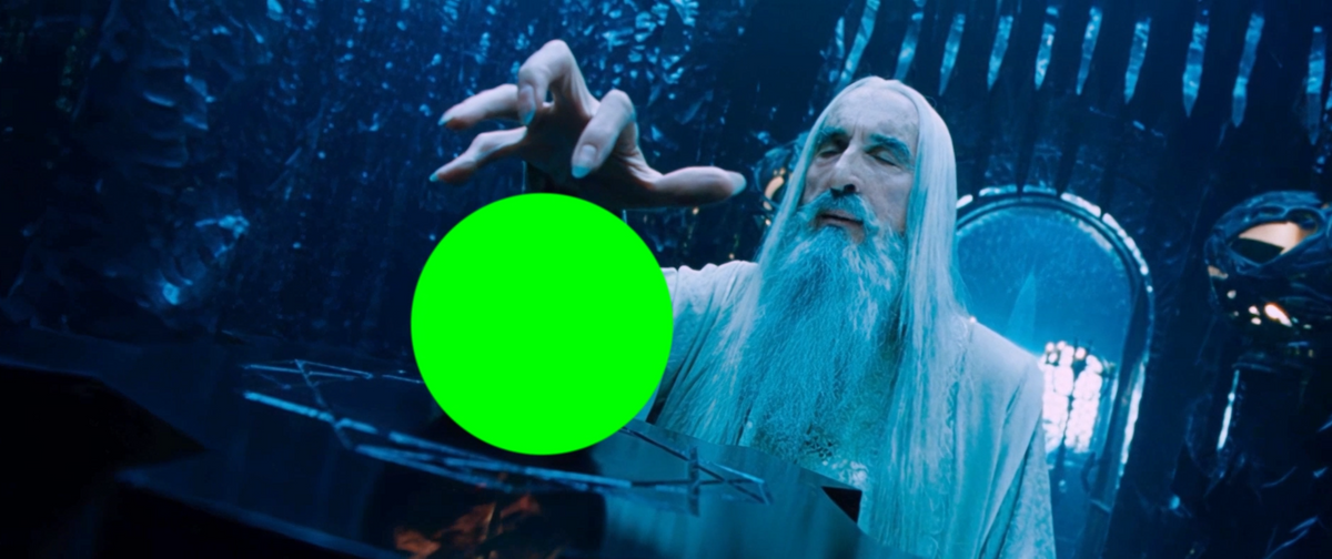 The Lord Of The Rings - Sauron Ball Scene (green Screen) – Creatorset