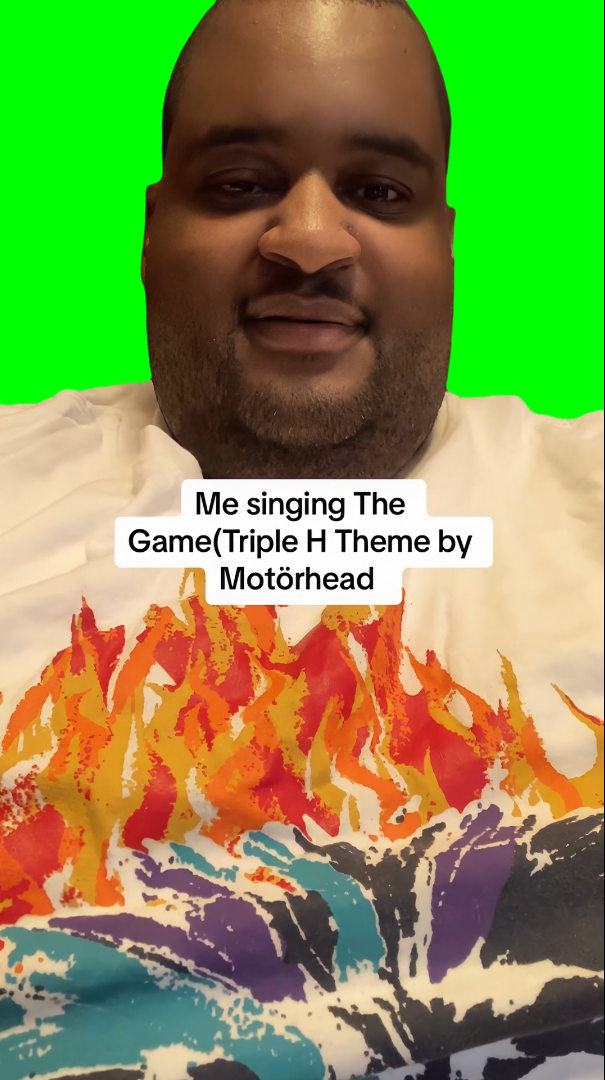 Black Man saying "IT'S TIME TO PLAY THE GAME" meme (Green Screen