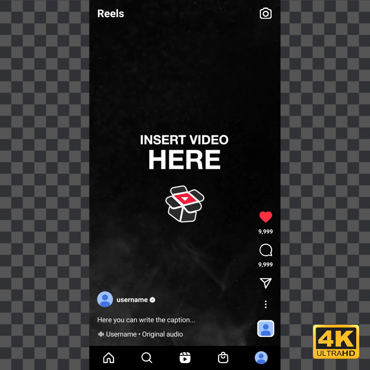 Instagram Overlay Video Template CreatorSet