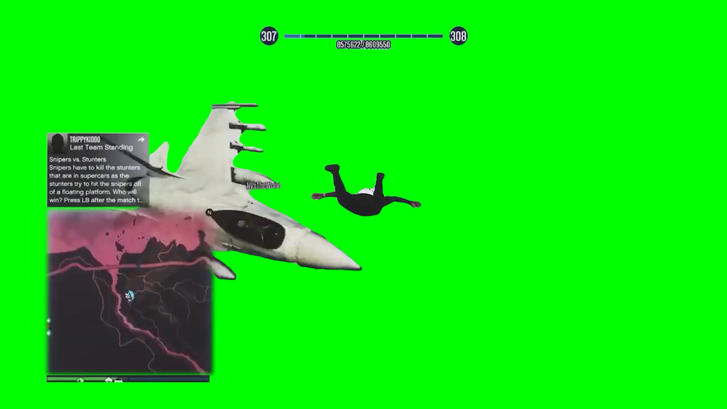 Grand Theft Auto 5 - Watch Your Jet Meme (Green Screen)