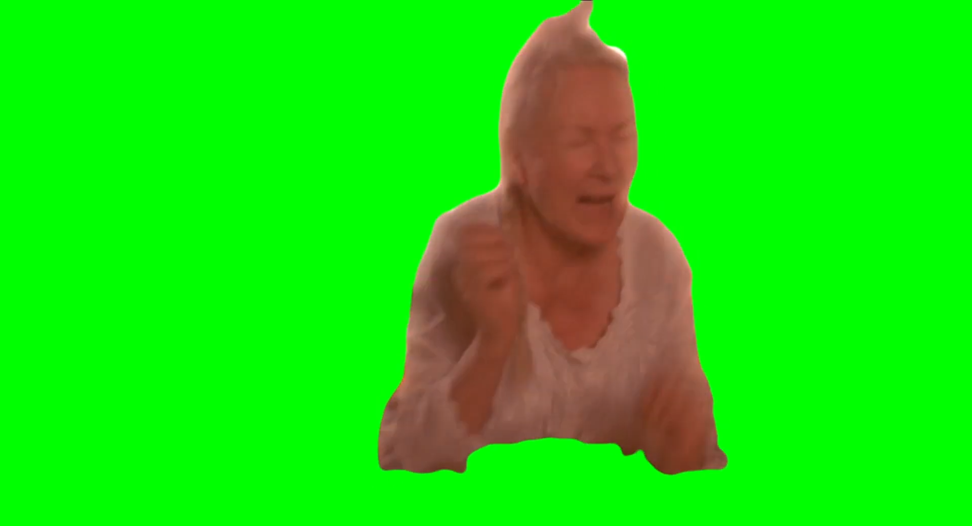 Aunt May praying explosion scene - Spider-Man 2002 (Green Screen)