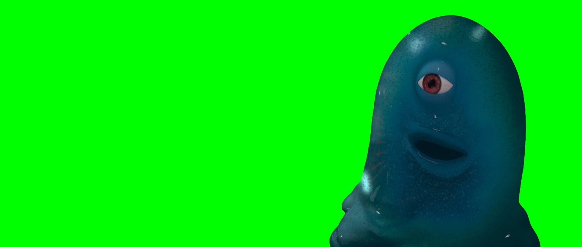 B.O.B. Staring meme - Monsters Vs Aliens  (Green Screen)