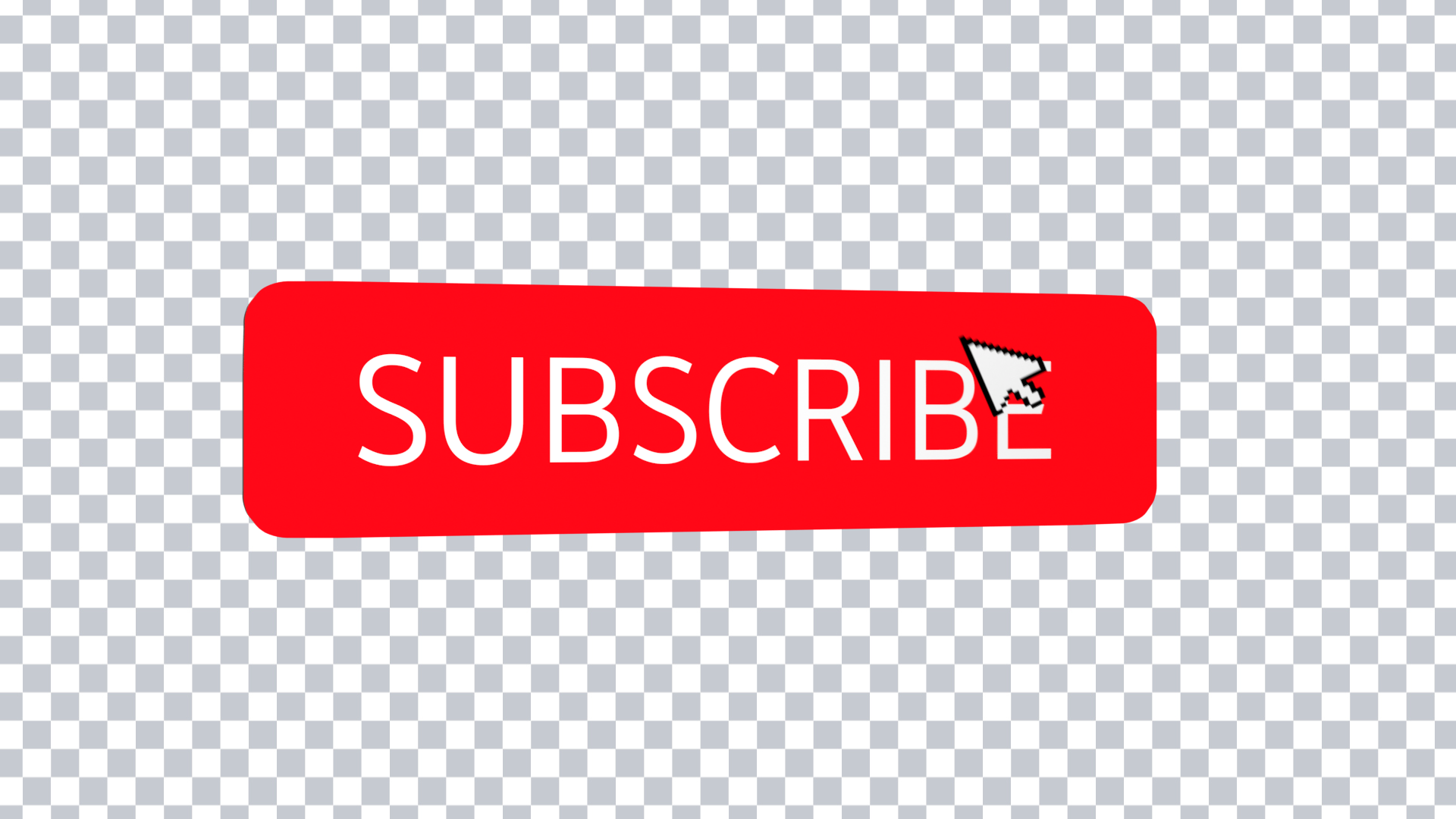 Subscribe Button getting Hit by Mouse Cursor Animation