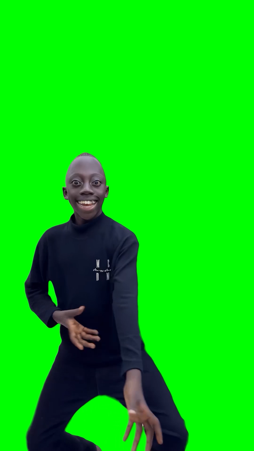 Black Kid dancing meme - Rango Tenge Tenge (Green Screen)