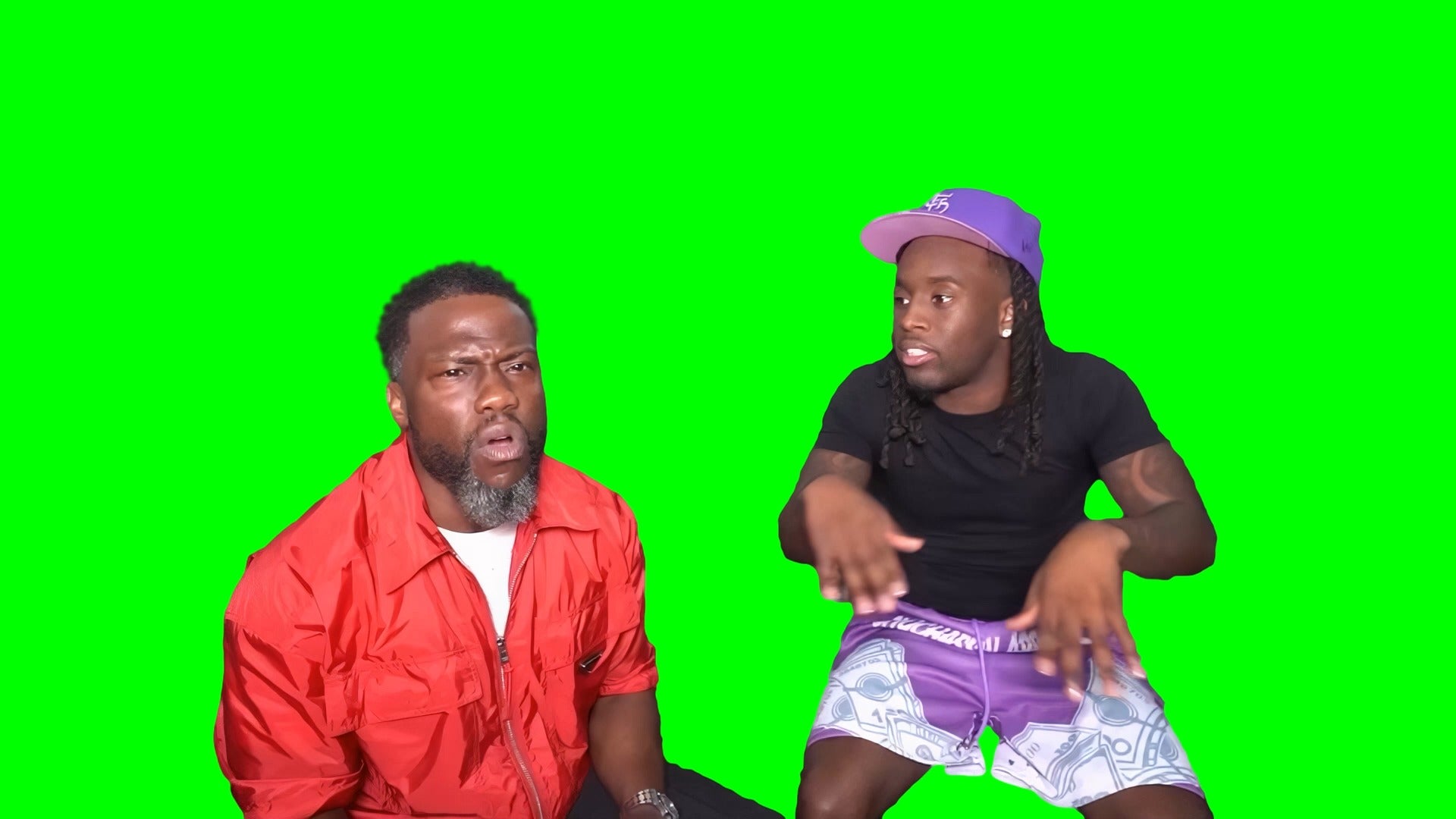 Kevin Hart Saying ''WHO THE FUCK DOES HE THINK HE IS?!'' meme (Green Screen)