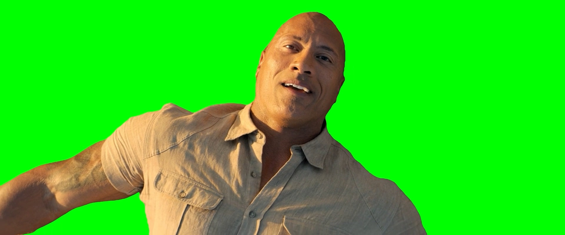 The Rock saying 