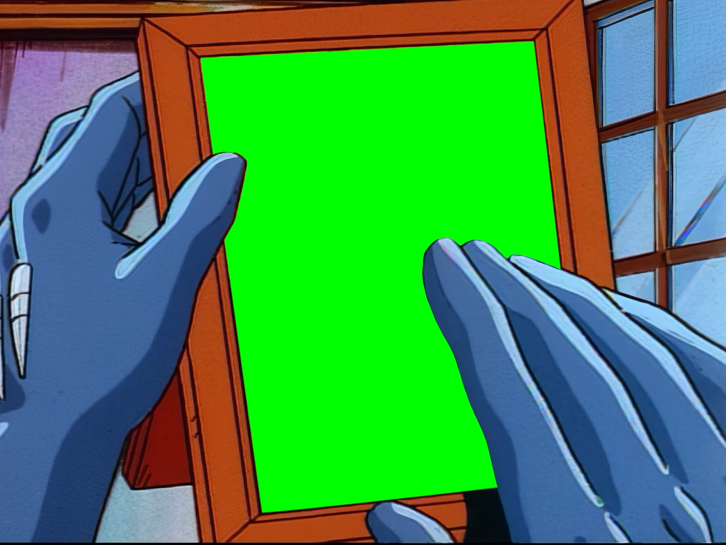 Wolverine looking at Photograph meme - X-Men: The Animated Series (Green Screen)