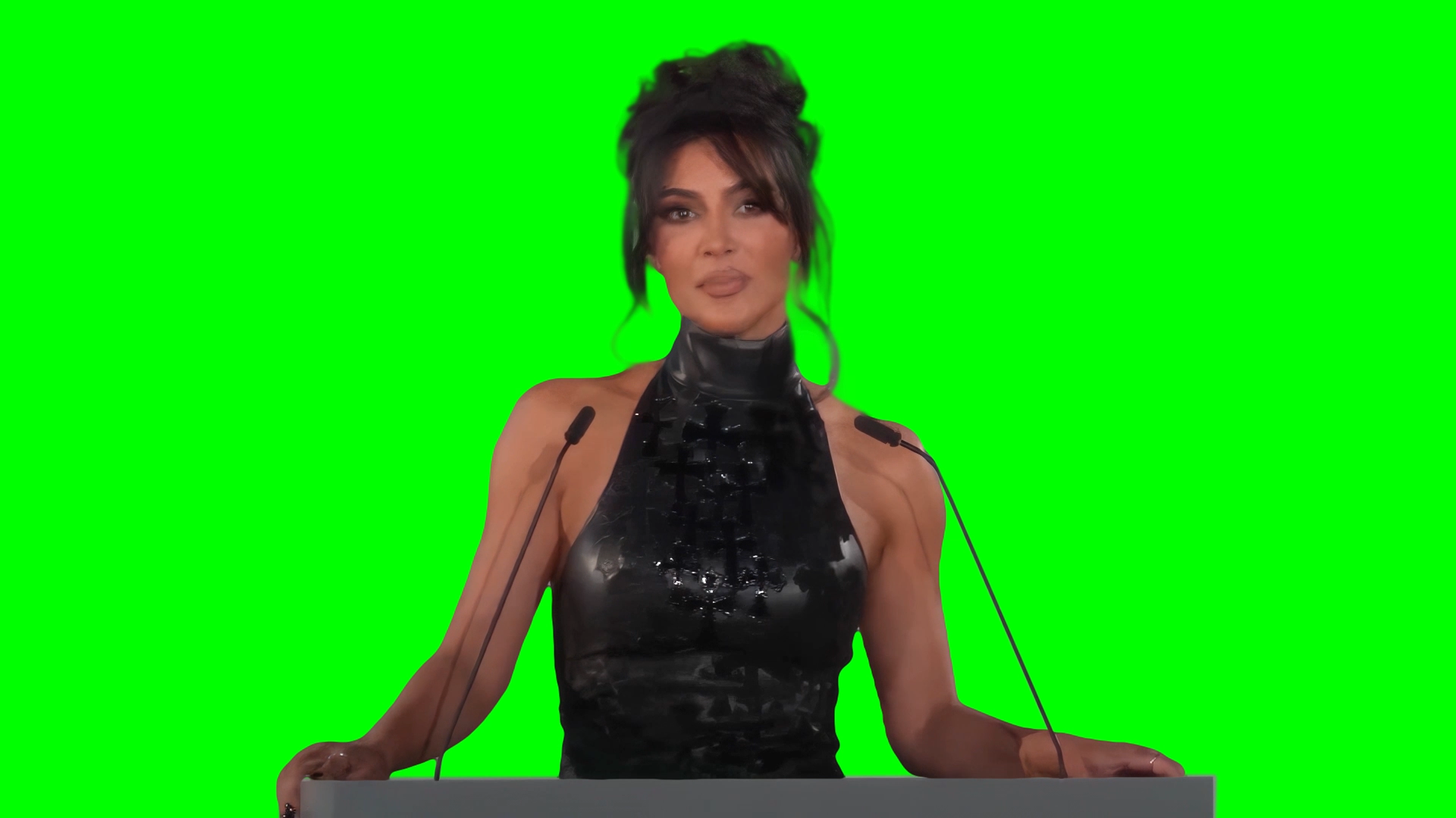 Kim Kardashian - Fearless, Heroic, Authentic, Iconic, The Greatest Of All Time (Green Screen)
