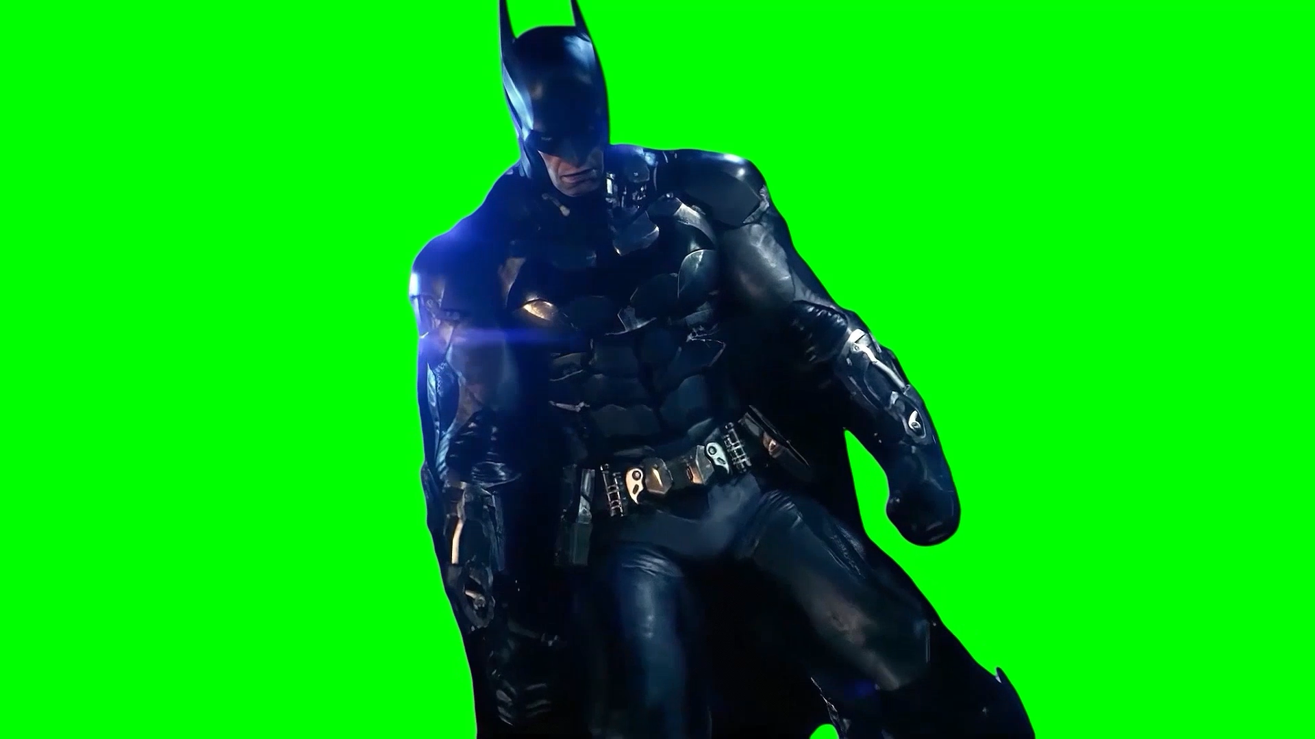 Batman Falling to His Knees meme - Batman: Arkham Knight (Green Screen)