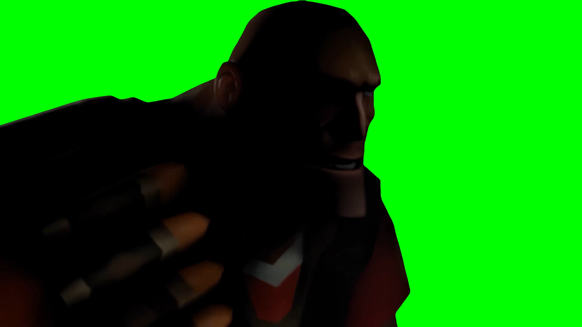 I fear no man, but that thing… It scares me - Team Fortress 2 Heavy meme (Green Screen)