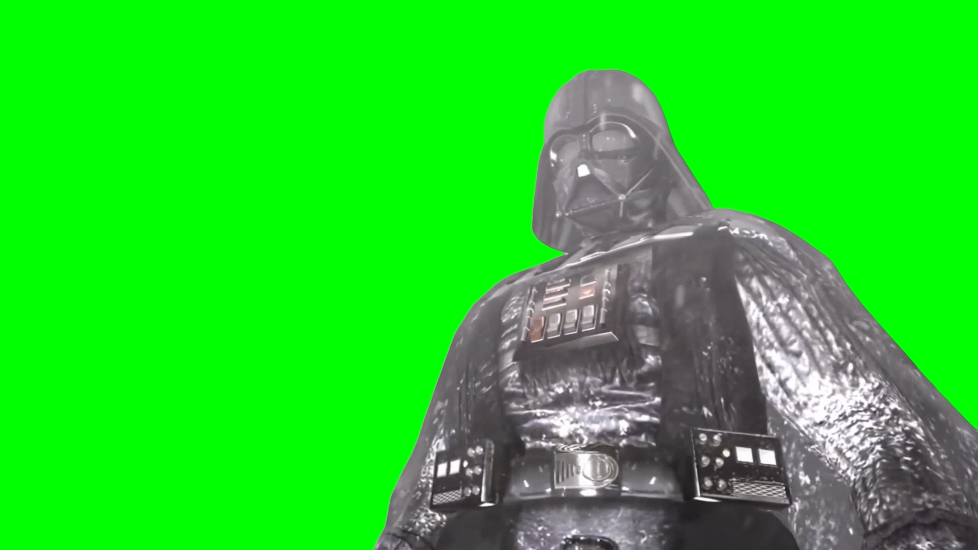 Darth Vader - I Lied - Star Wars: The Force Unleashed meme (Green Screen)
