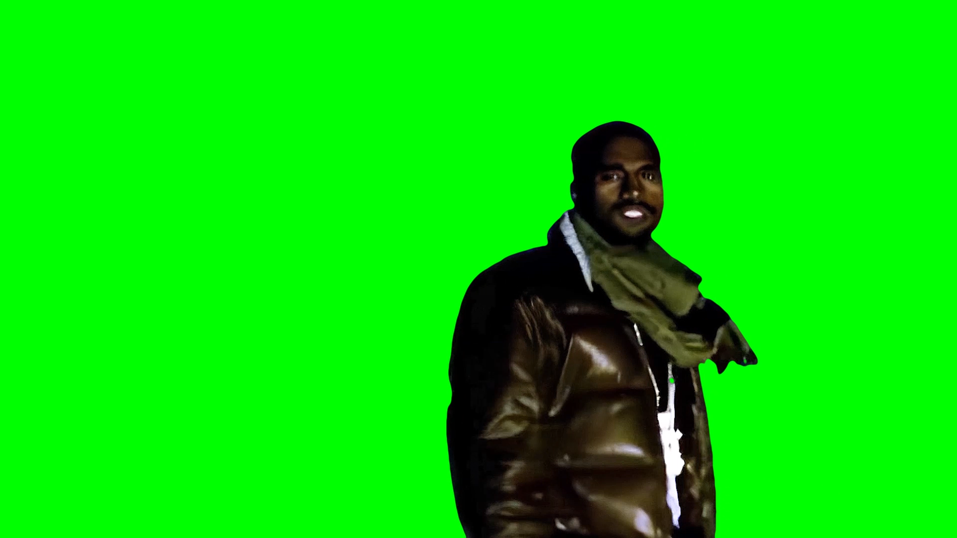 Kanye West - You can't tell me nothing! (Green Screen)