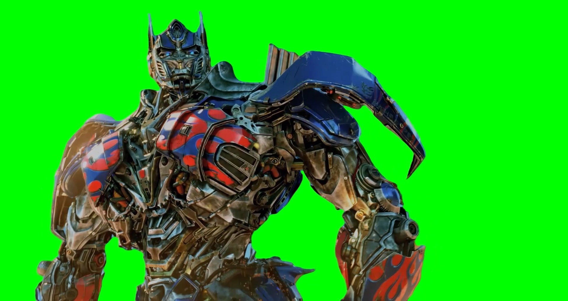 Optimus Prime transforming and saying 