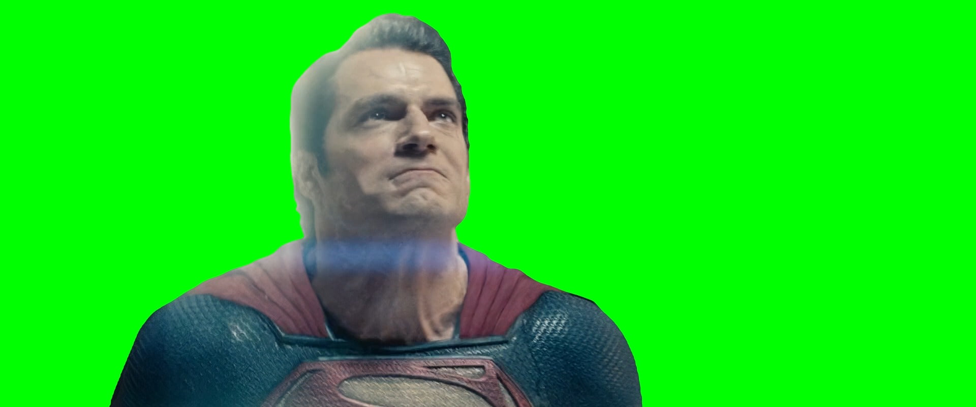 Superman struggling meme - Man of Steel movie (Green Screen)