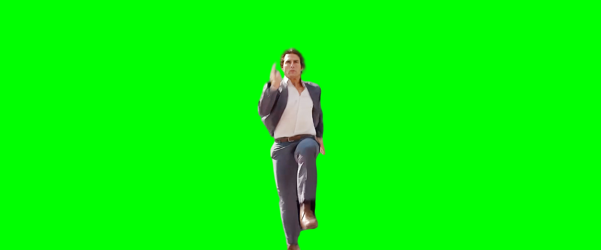 Tom Cruise Running meme - Mission: Impossible - Ghost Protocol movie (Green Screen)