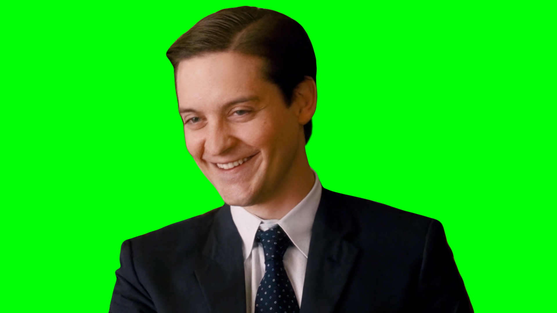 How'd that get in there? - Spider-Man 3 Tobey Maguire meme (Green Screen)