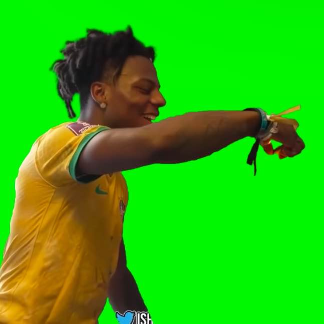 IShowSpeed Lighting Up Pikachu Firework inside his house Part 2 meme (Green Screen)