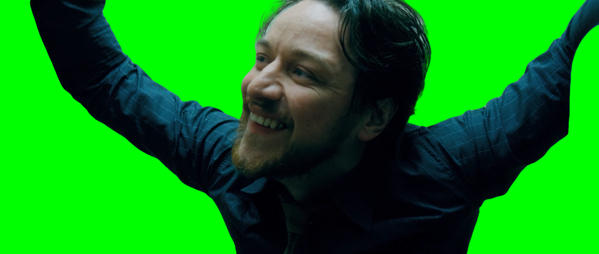 James McAvoy Laughing in the Toilet meme - Filthy movie (Green Screen)