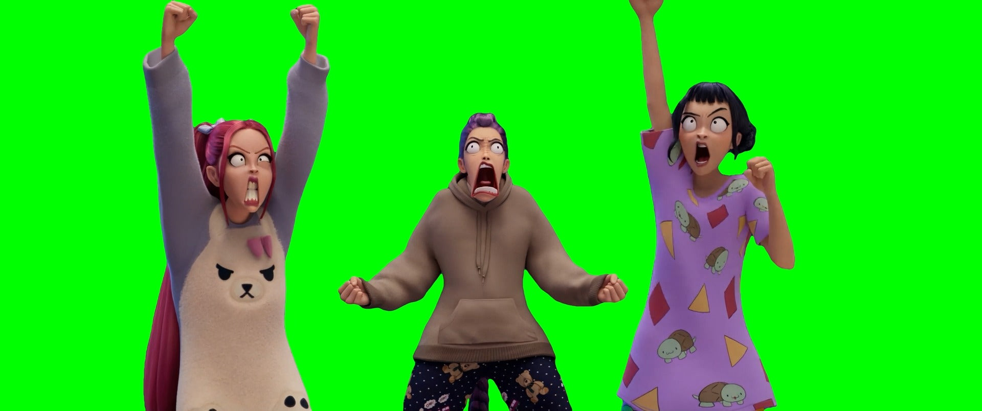 KPop Demon Hunters “YEAH!” meme (Green Screen)
