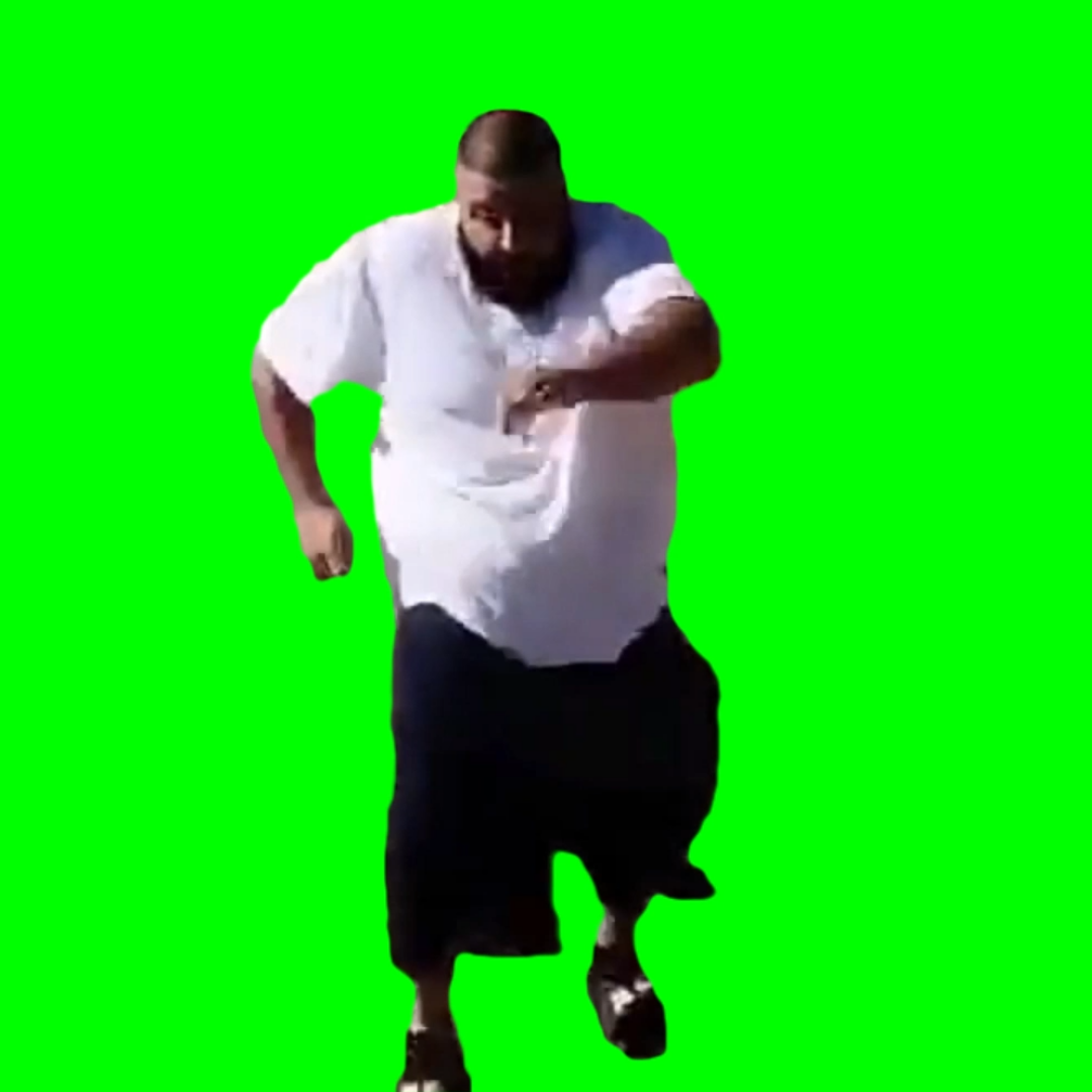 DJ Khaled dancing to Wild Thoughts (Green Screen)