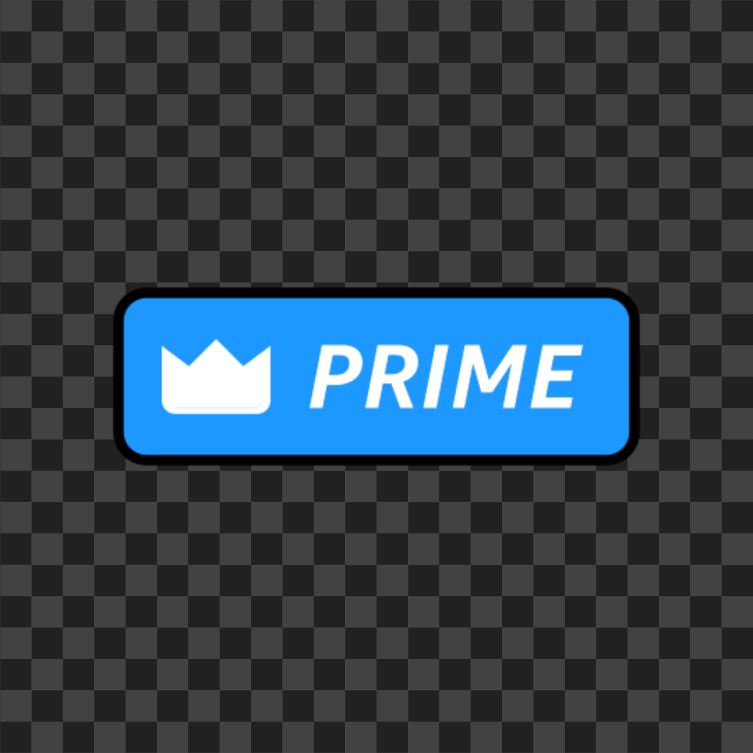 Animated Twitch Prime Button Overlay