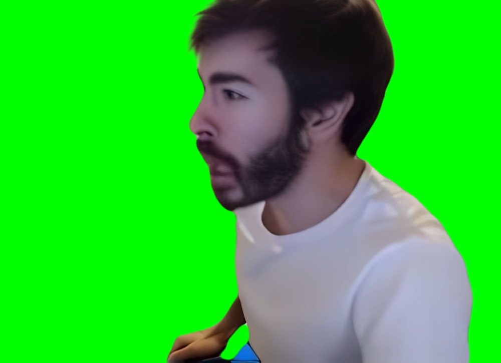 IT WAS A MISINPUT! - MoistCr1TiKaL meme (Green Screen)