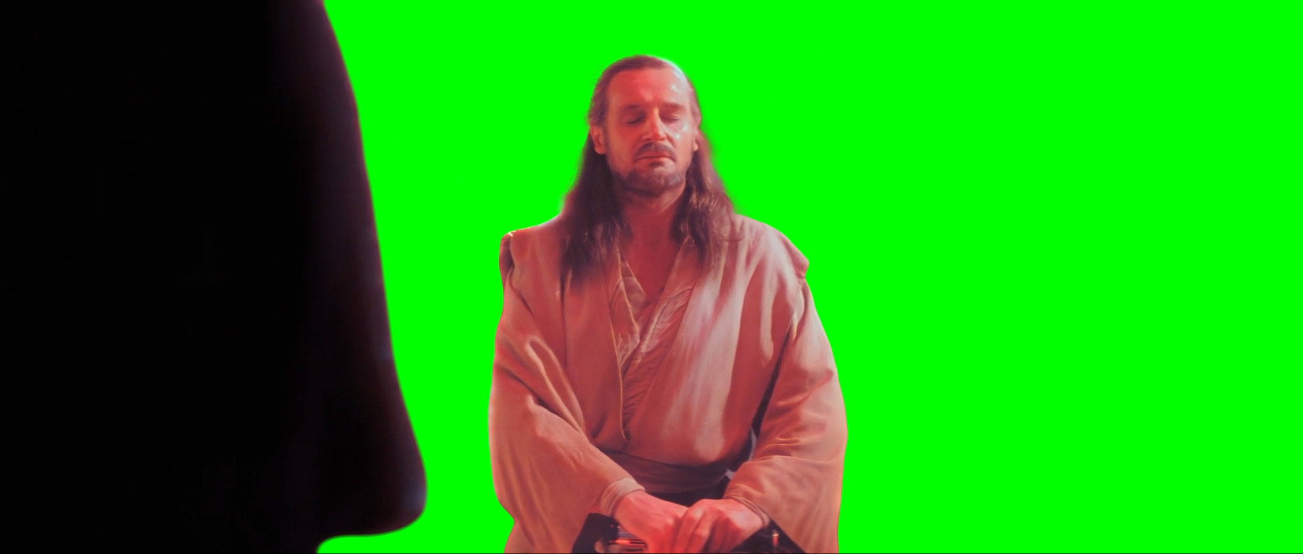 Darth Maul Waiting meme V2 - Star Wars (Green Screen)