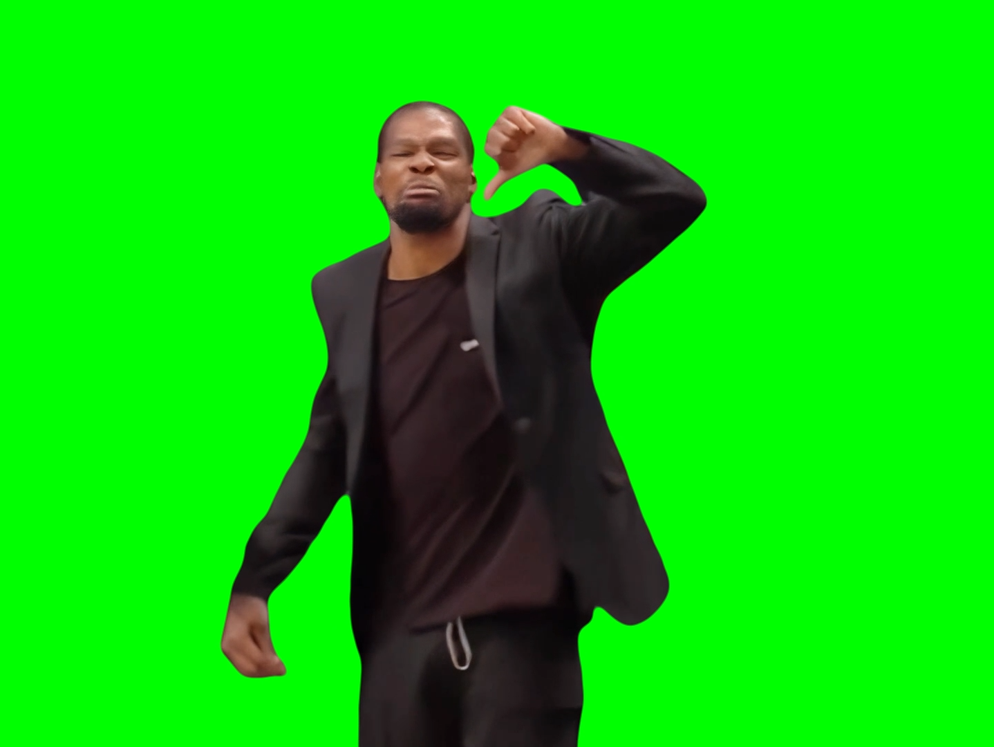 Kevin Durant thumbs down NBA meme - Brooklyn Nets (Green Screen) –  CreatorSet