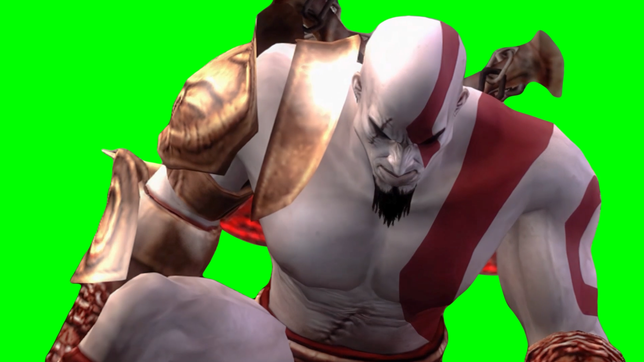 ZEUS! IS THIS HOW YOU FACE ME, COWARD?! - Kratos God of War (Green Screen)