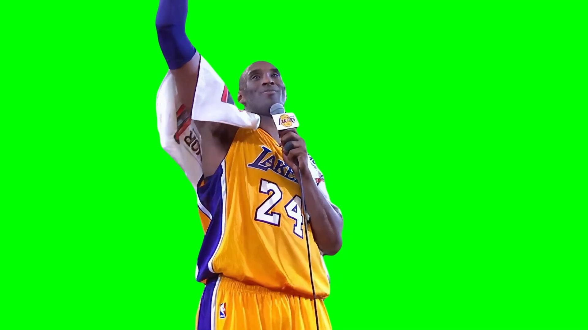 MAMBA OUT! - Kobe Bryant NBA meme (Green Screen)
