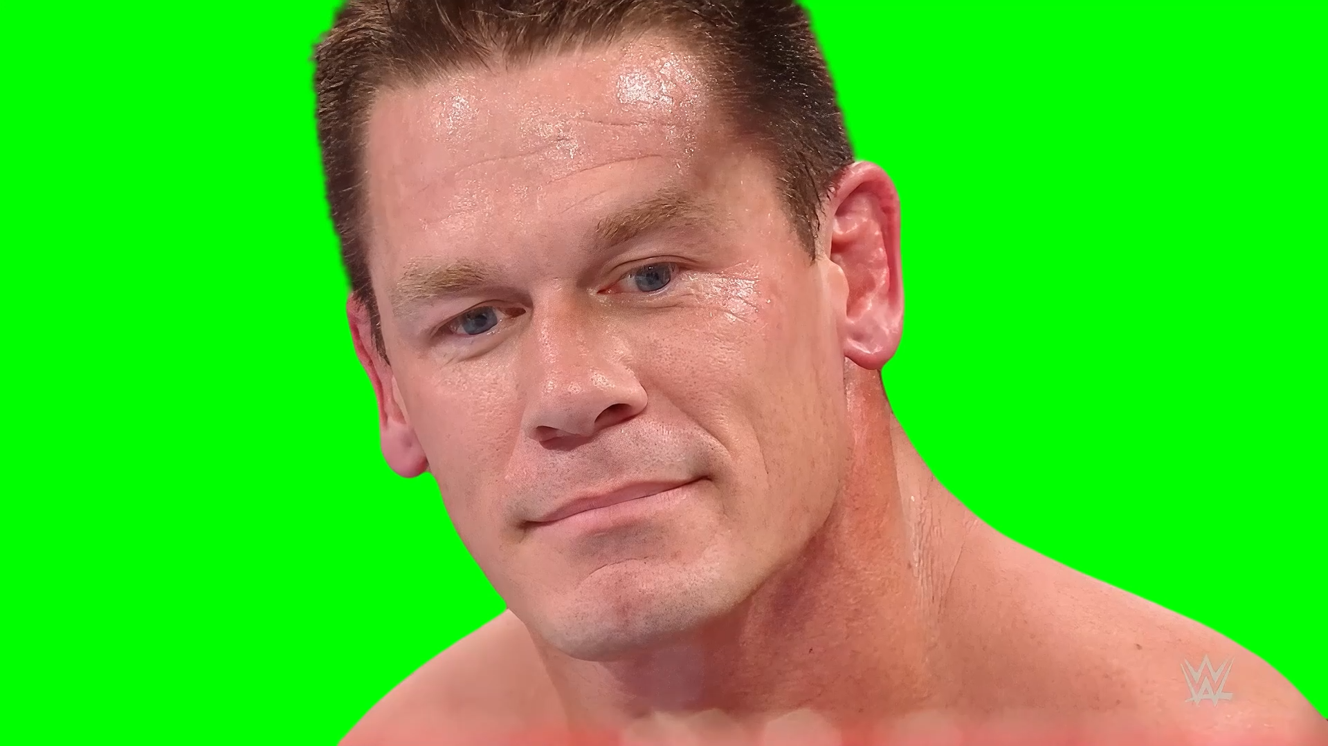 Sad John Cena meme WWE (Green Screen)