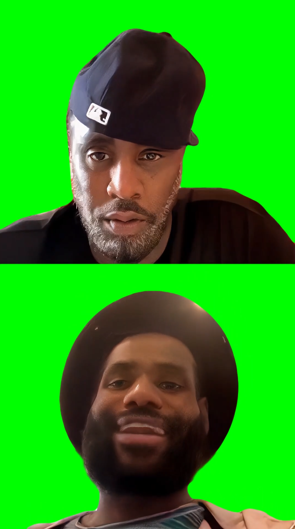 Ain’t No Party Like a Diddy Party meme - LeBron James and Diddy Instagram Live (Green Screen)