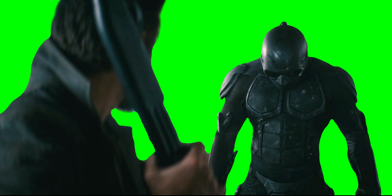 Black Noir falling asleep while fighting Billy Butcher meme - The Boys (Green Screen)