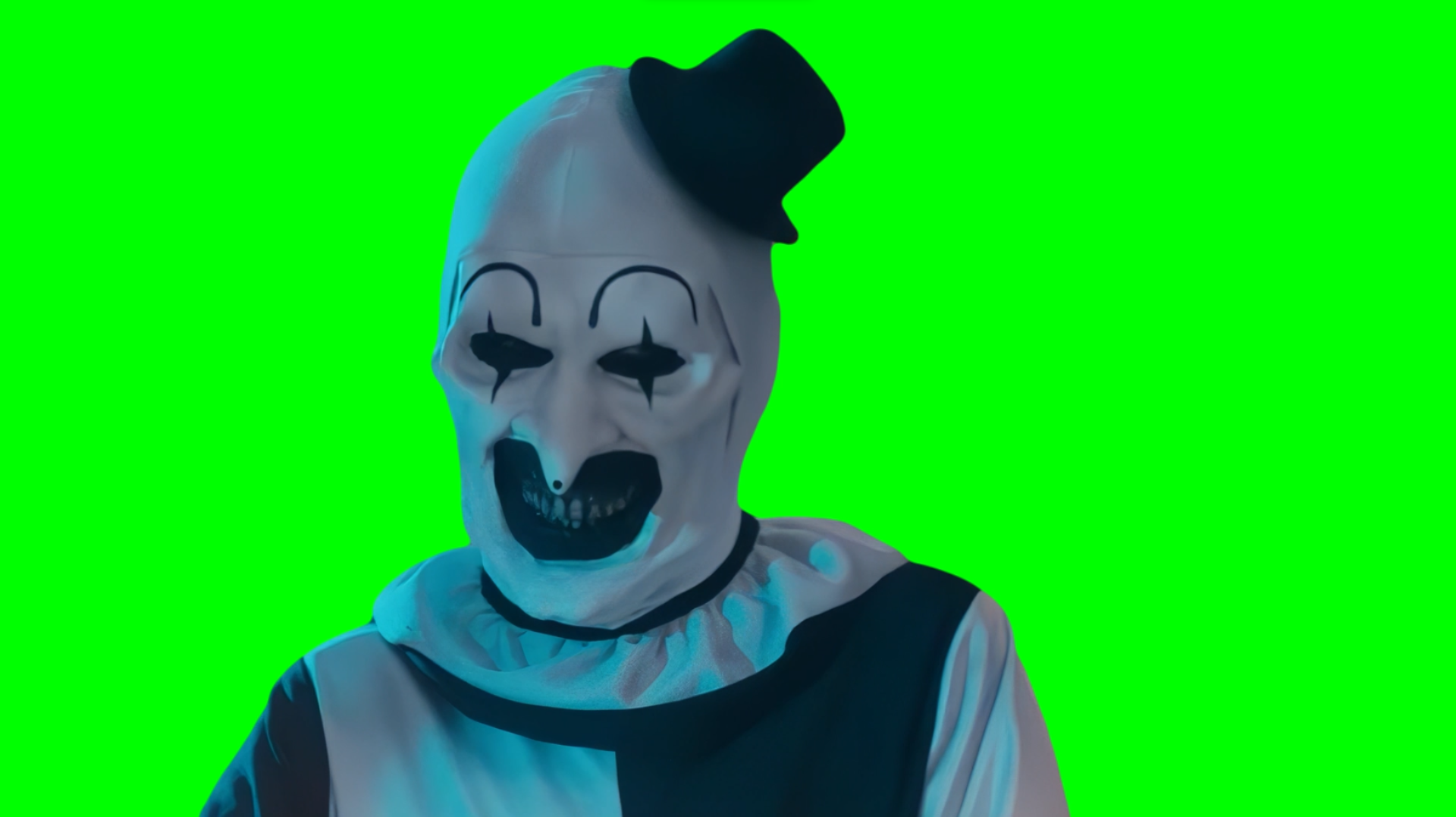 Art the Clown Smiling meme - Terrifier (Green Screen)