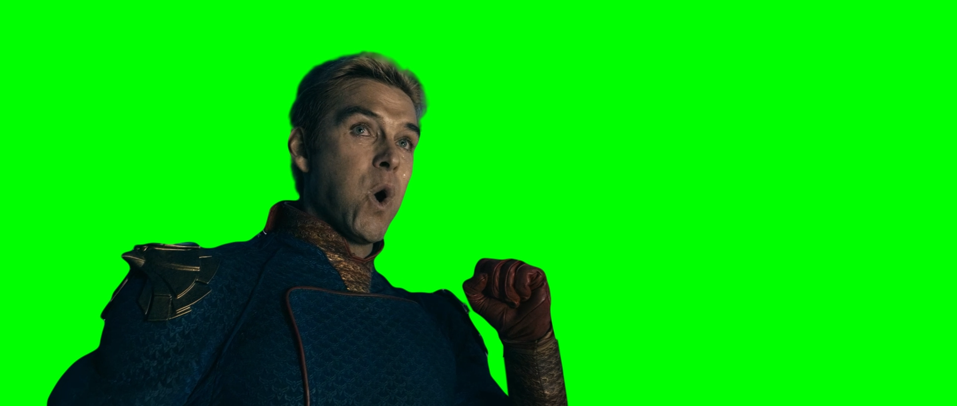 Homelander Fake Crying meme - The Boys  (Green Screen)