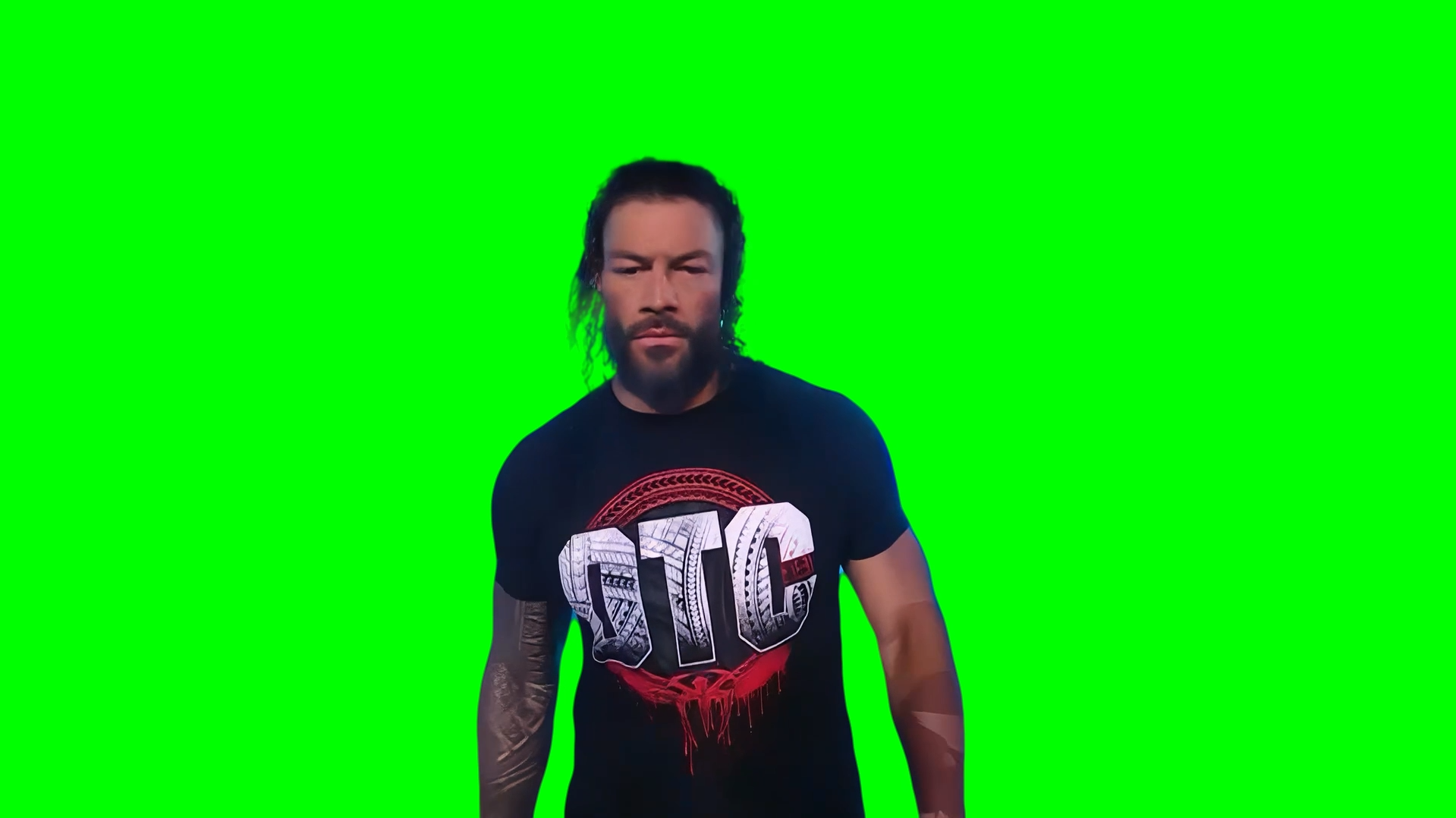 ROMAN REIGNS IS HERE! meme - WWE (Green Screen)