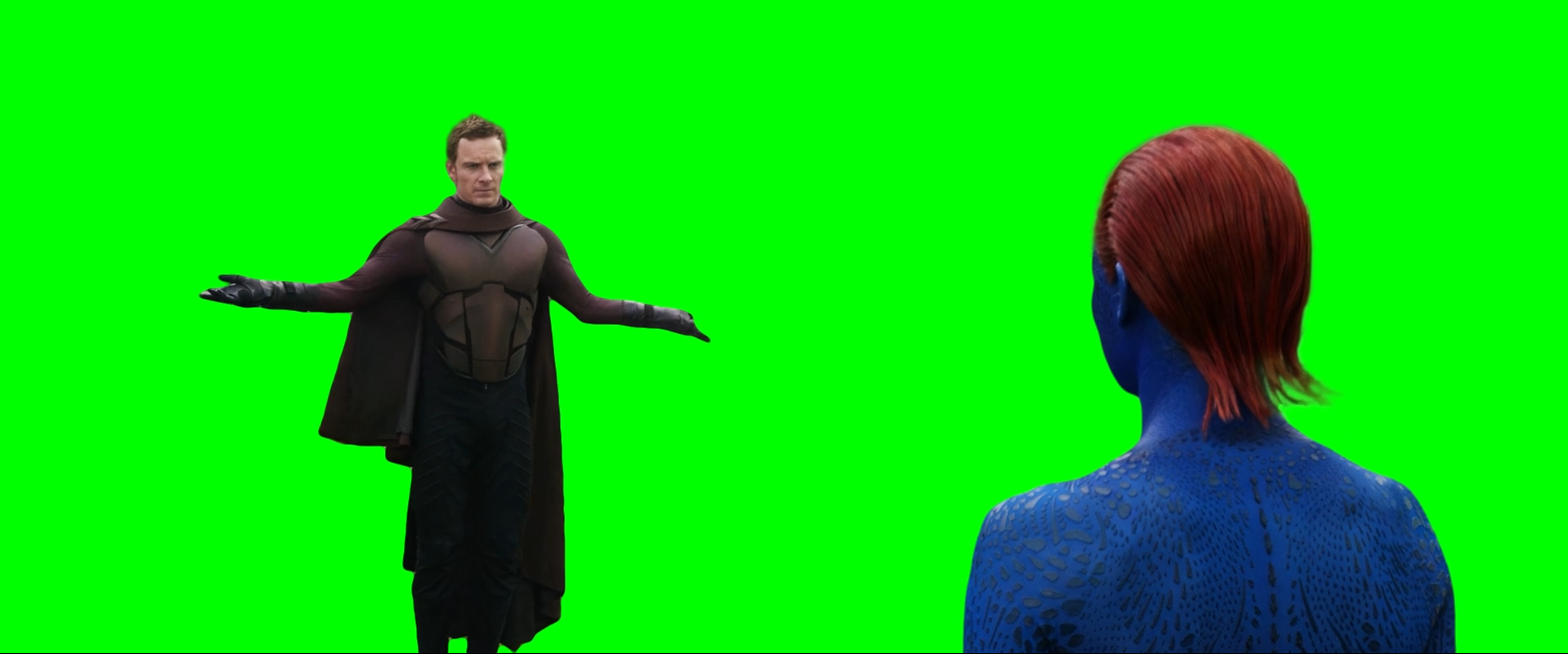 Magneto Flying Away meme - X-Men: Days of Future Past (Green Screen)