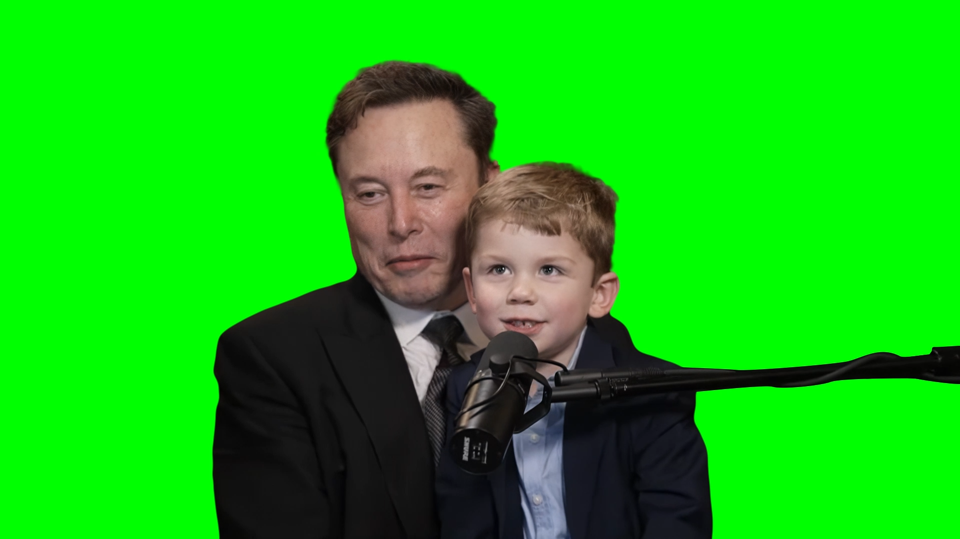 Elon Musk's son saying 