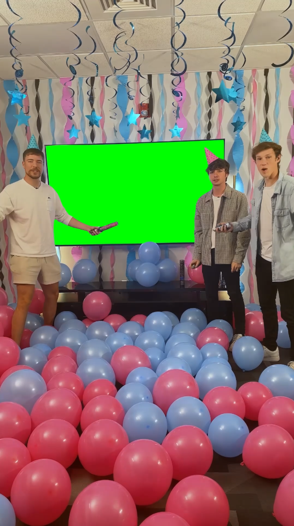 MrBeast hits 225 million subscribers meme (Green Screen)