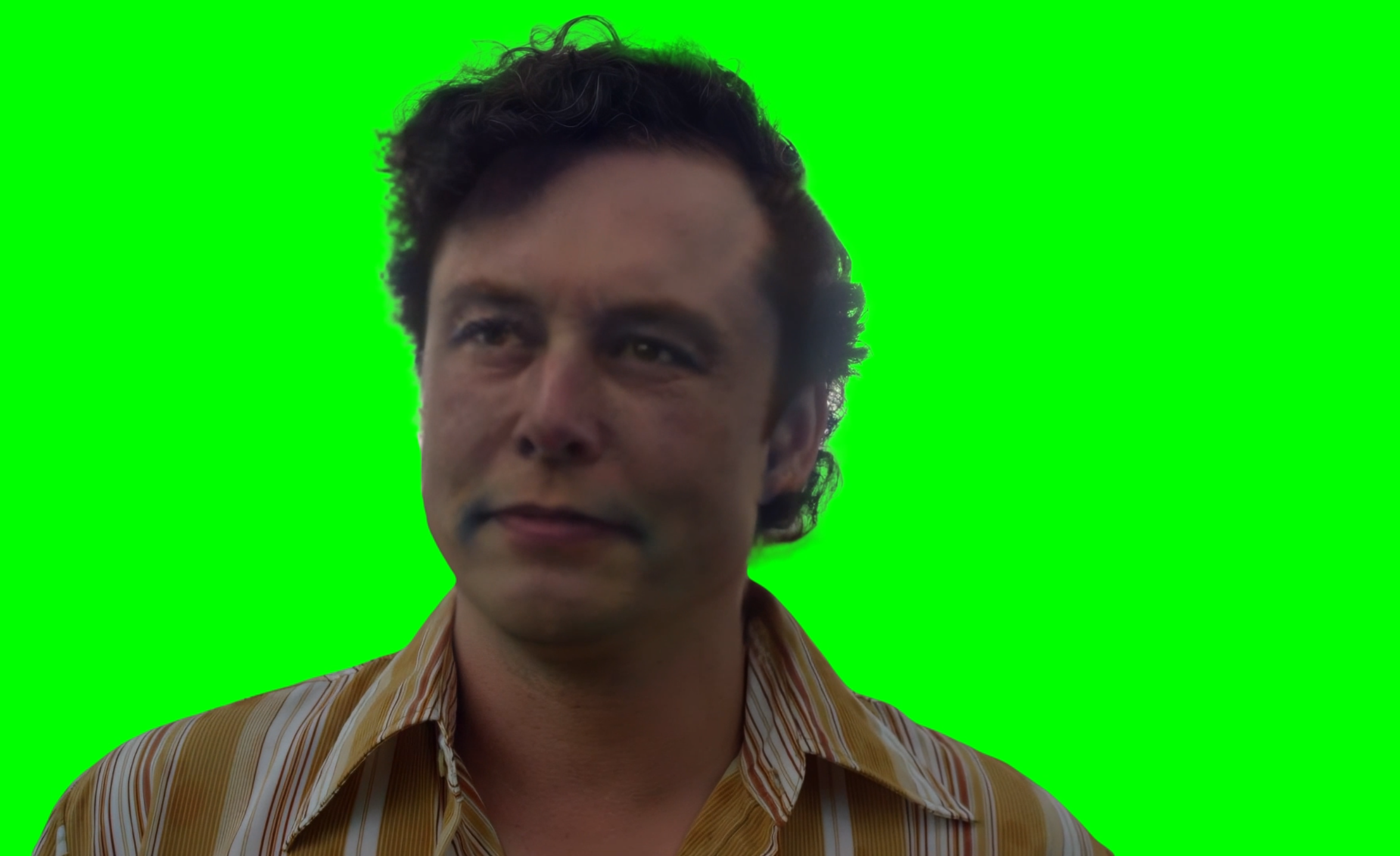 Elon Musk Pablo Escobar Face Swap Smoking meme - Narcos (Green Screen)