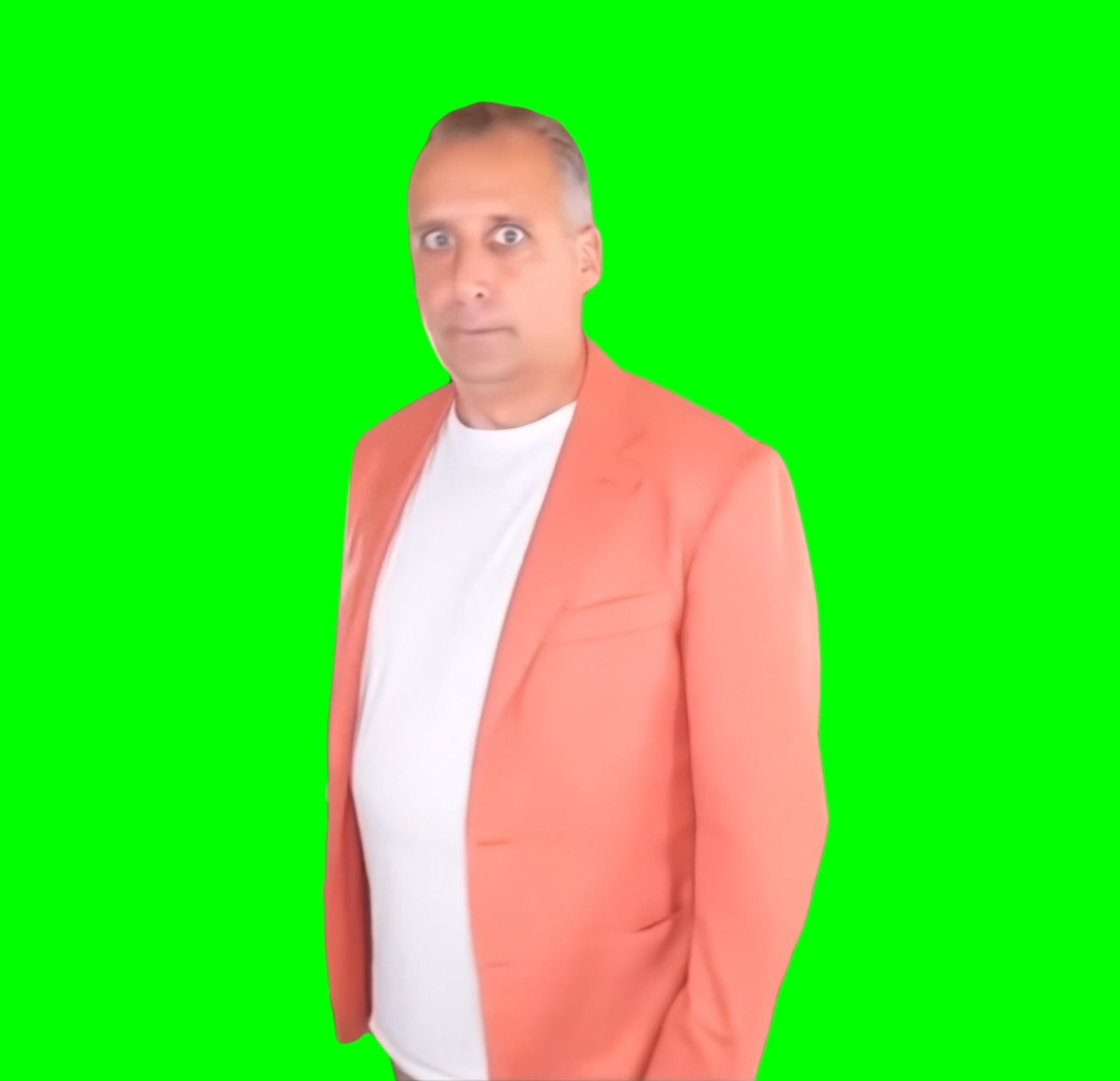 Joe Gatto in the Spinning Camera Booth meme (Green Screen)