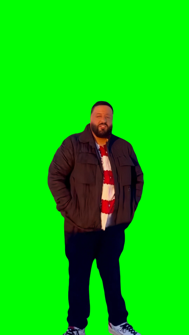 DJ Khaled on a Yacht meme (Green Screen)