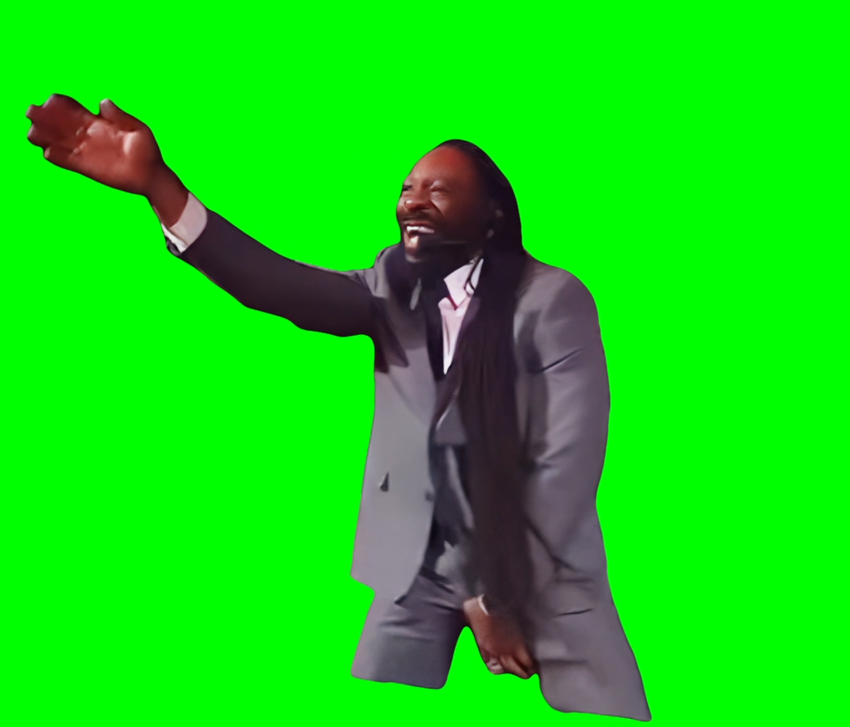 Booker T dancing to Sexxy Red meme (Green Screen)