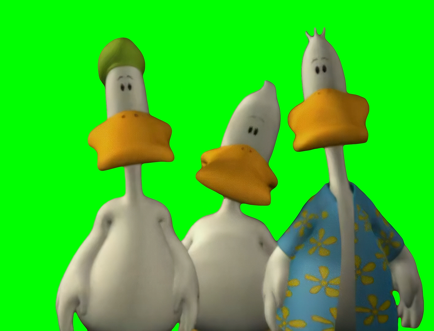 Sitting Ducks - You'll Have To Get Jobs meme (Green Screen)