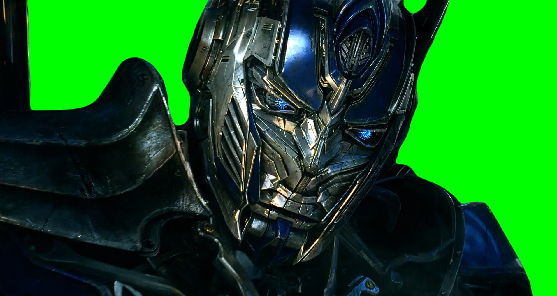Optimus Prime Pulling Out Sword meme (Green Screen)