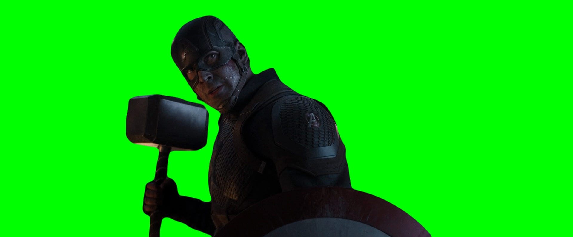 Captain America Hits Thanos meme - Avengers: Endgame (Green Screen)