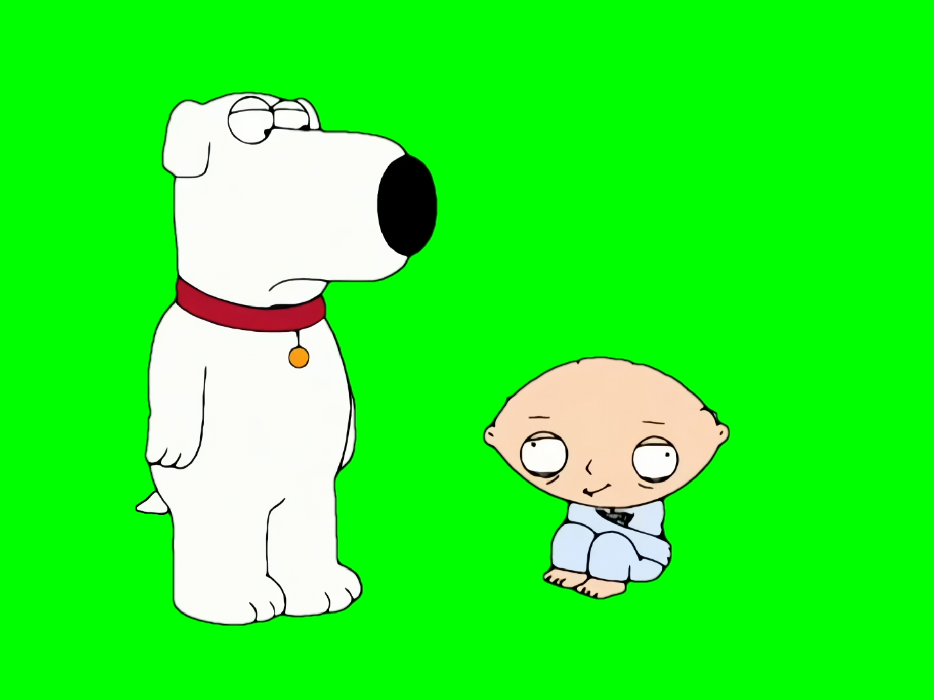 Stewie Griffin in Straight Jacket meme - Family Guy (Green Screen)
