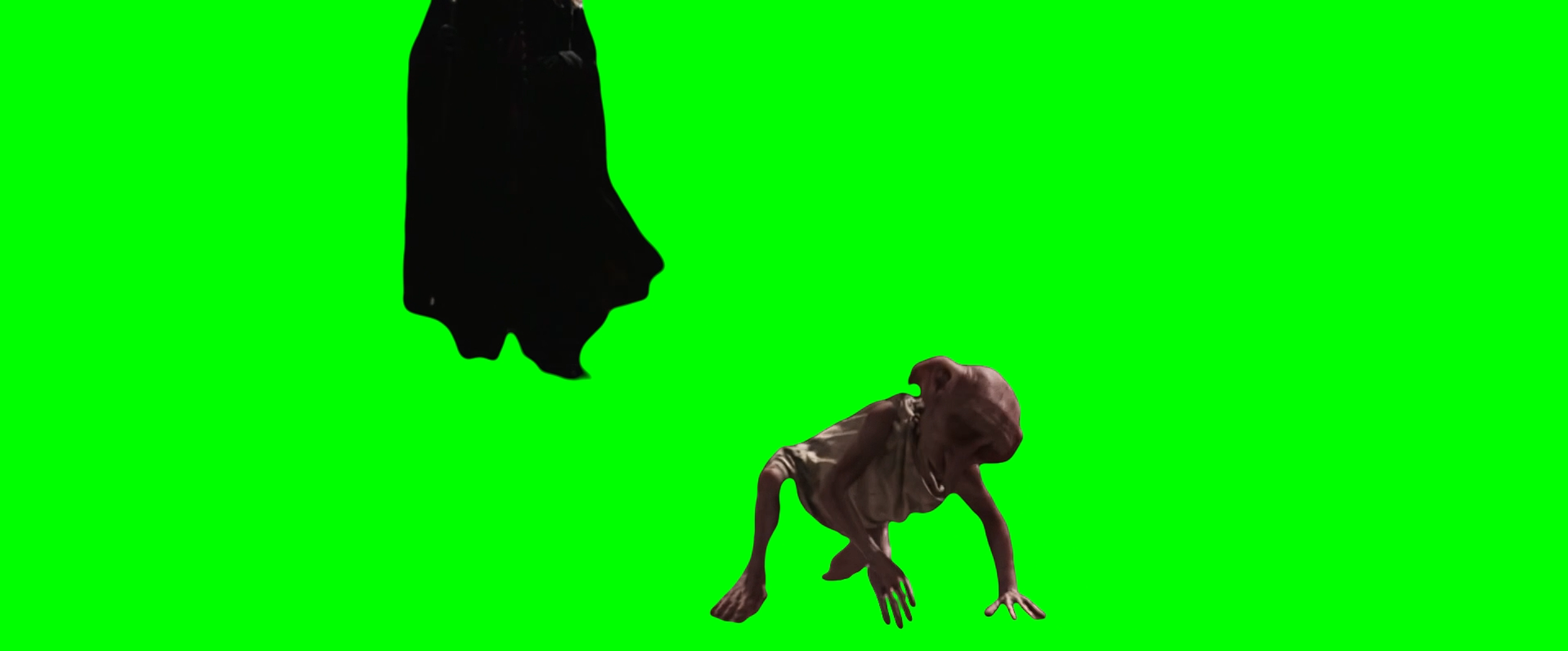Dobby Getting Kicked meme - Harry Potter and the Chamber of Secrets (Green Screen)