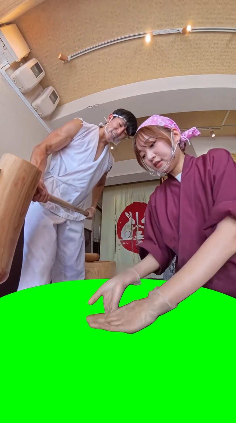 Mochi Macho Man Yusho Hai meme (Green Screen)